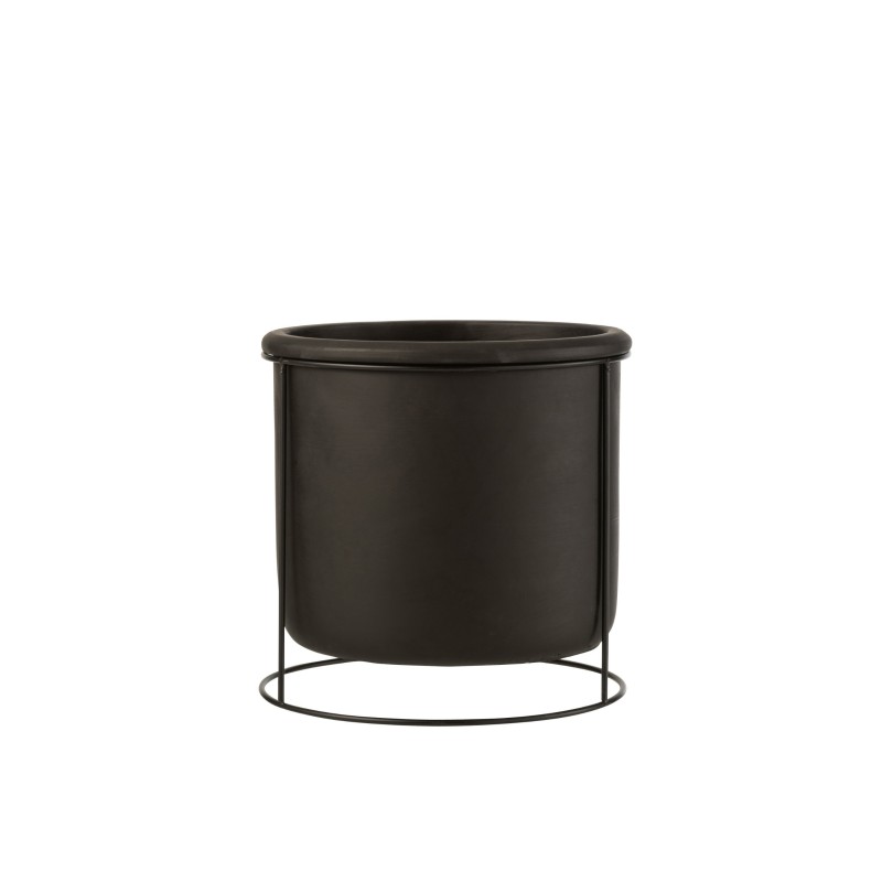 Cachepot suspendu Noir metal Noir Large