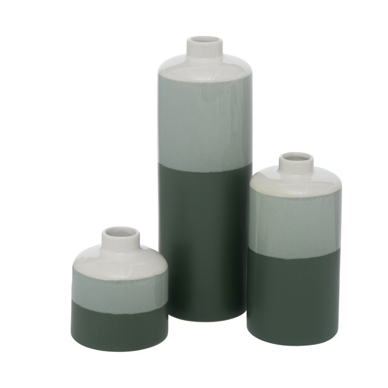 BRIXA Set de 3 Vases Vert Jungle