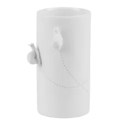 Petit vase porcelaine escargot