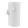 Petit vase porcelaine escargot