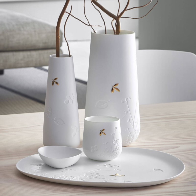 Vase d Or en porcelaine