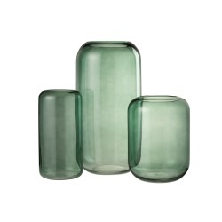 JADE Vase cylindre Vert
