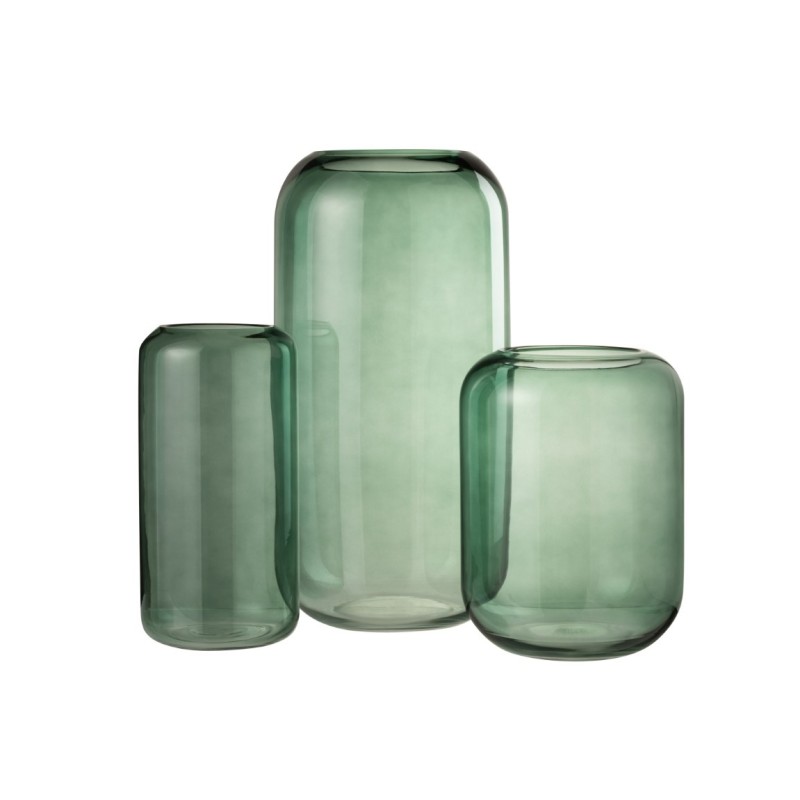 JADE Vase cylindre Vert