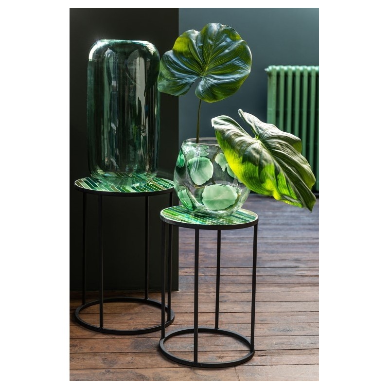 JADE Vase cylindre Vert
