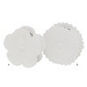 FLOWER vase pot ceram Blanc