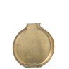 SOLAR Vase plat doré