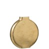 SOLAR Vase plat doré