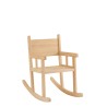 Chaise À Bascule Enfant Bois De Pin Naturel