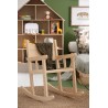 Chaise À Bascule Enfant Bois De Pin Naturel