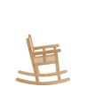 Chaise À Bascule Enfant Bois De Pin Naturel