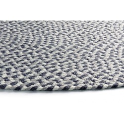 Tapis d extérieur Recyclé Madeira Anthracite Blanc Gris