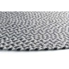 Tapis d extérieur Recyclé Madeira Anthracite Blanc Gris