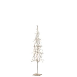 Sapin d épines Metal Champagne