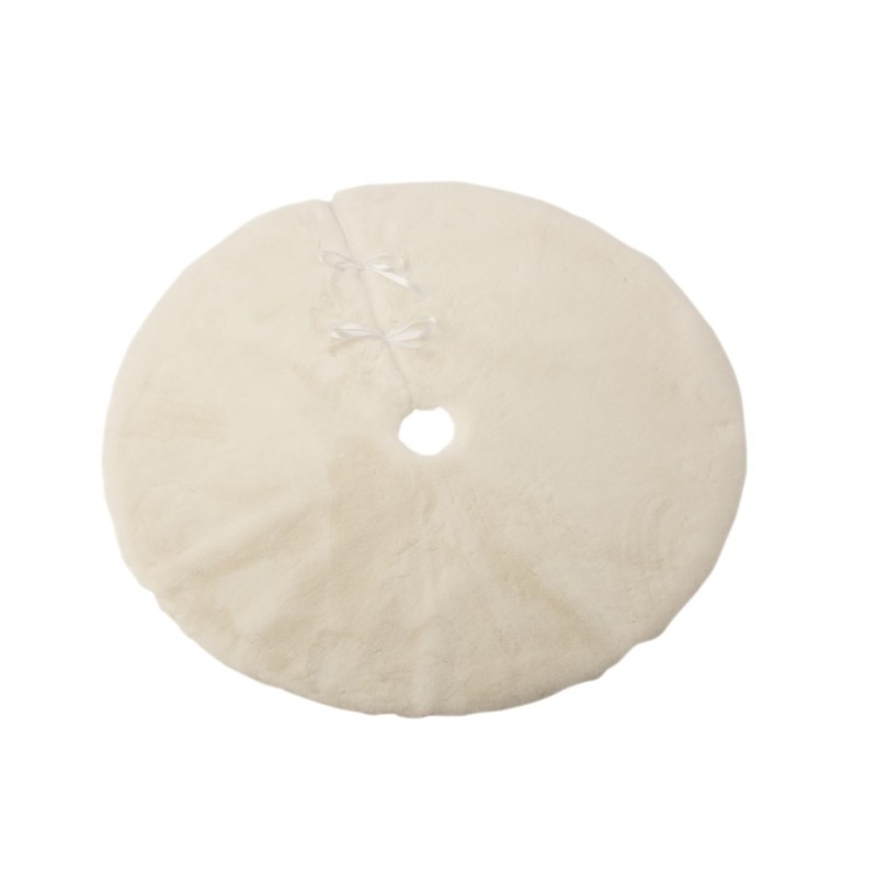 Cache-Pied Sapin Rond Cutie Blanc