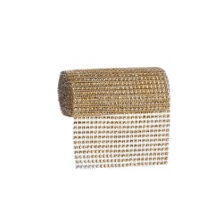 Ruban strass Or