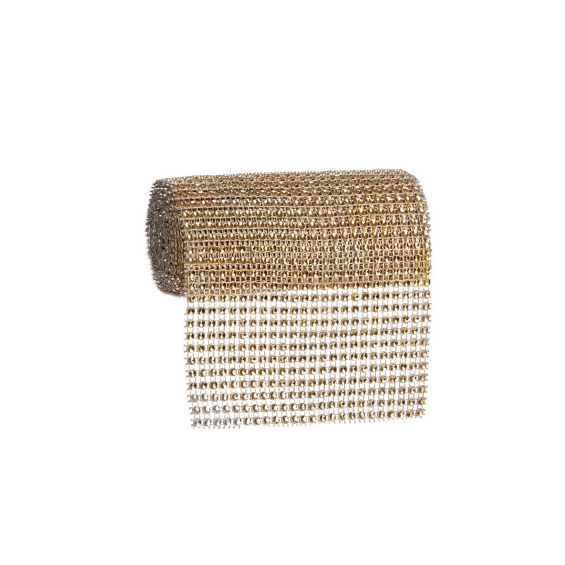 Ruban strass Or