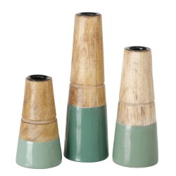 MOLI chandelier noel deco manguier vert S/3