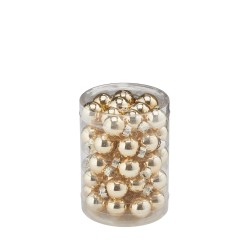 Pack de 50 minis boules Dorées