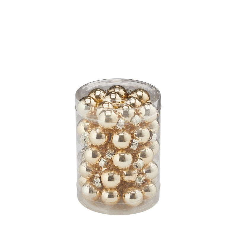 Pack de 50 minis boules Dorées