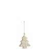 Sapin Noel A Suspendre Bois Manguier Brillant S