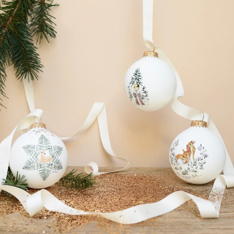 Petit berge Faon - Boule de Noel