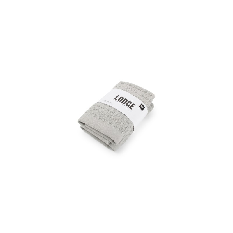 LODGE Serviette de main 30 30 S 2 Gris Clair