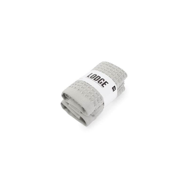 LODGE Serviette de main 30 50 S 2 Gris Clair