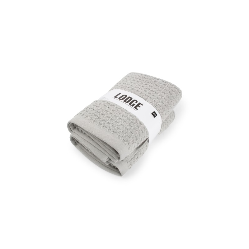 LODGE Serviette de bain 50 100 S 2 Gris Clair