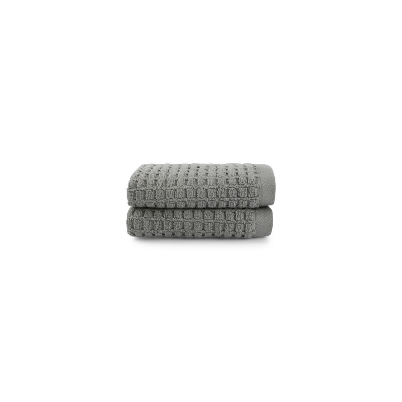 LODGE Serviette de main 30 50 S 2 Gris foncé
