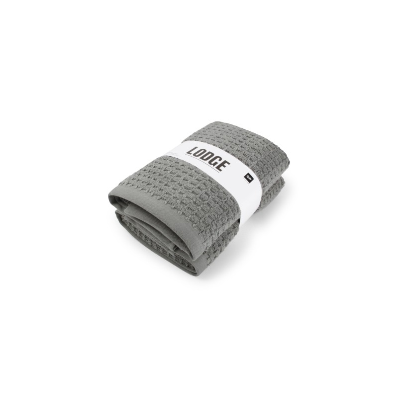 LODGE Serviette de bain 50 100 S 2 Gris Foncé