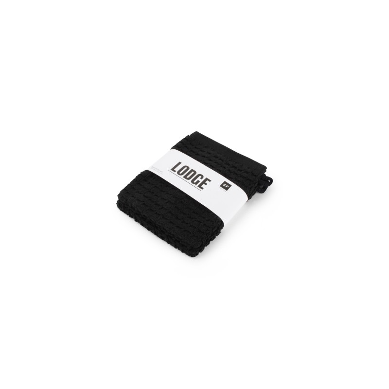 LODGE Gant de toilette S 2 Noir