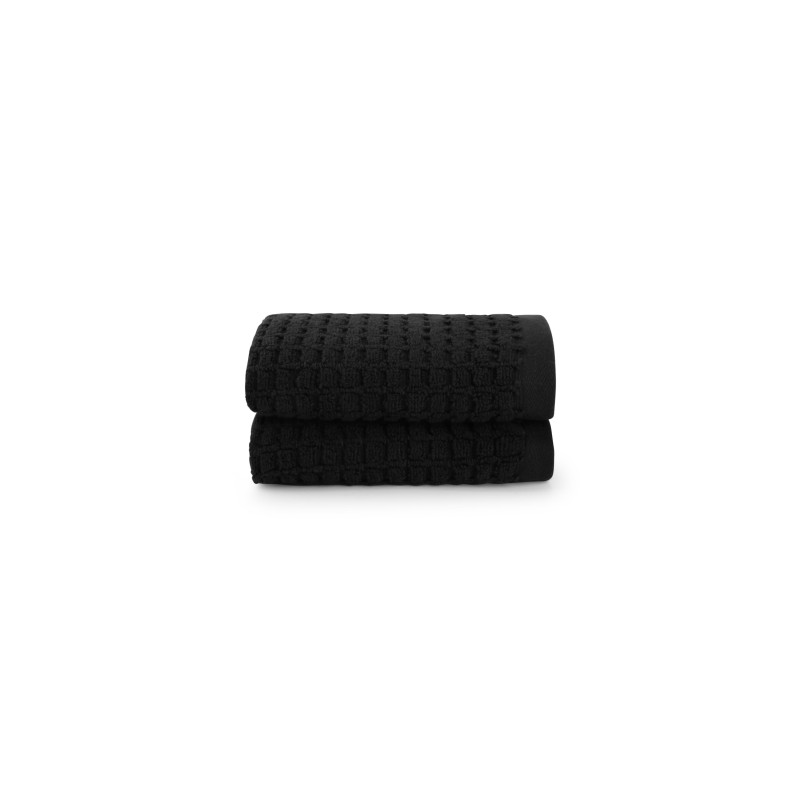 LODGE Serviette de main 30 50 S 2 Noir