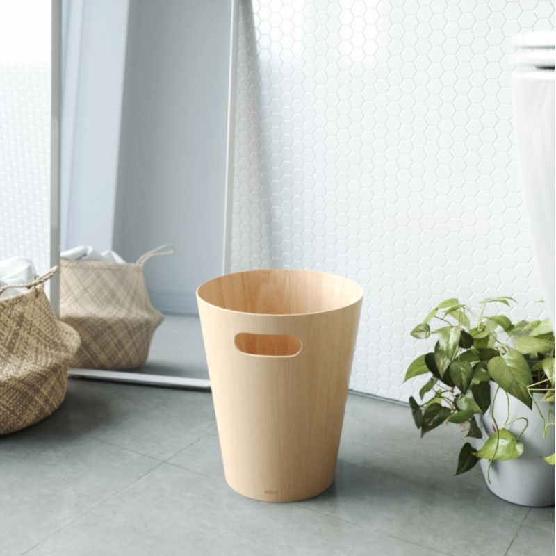 WOODROW Poubelle Naturel