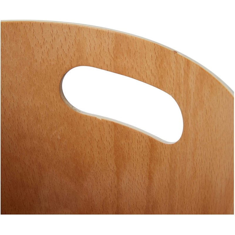 WOODROW Poubelle Charcoal   Naturel