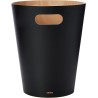 WOODROW Poubelle Charcoal   Naturel