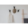 BUDDY Hooks  Set de 3 crochets porte manteau NOIR
