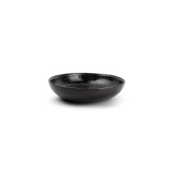 Assiette creuse MIELO noire