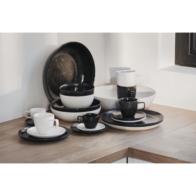 Assiette creuse MIELO noire