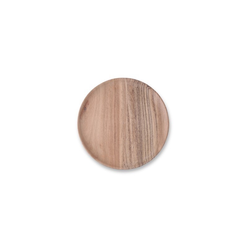 Assiette ronde en bois d acacia