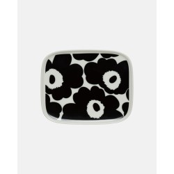 UNIKKO petite assiette Noir Blanche  15 x 12cm
