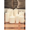 Bougie Cylindre LED 7,5 15 Bordeaux