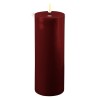 Bougie Cylindre LED 7,5 20 Bordeaux