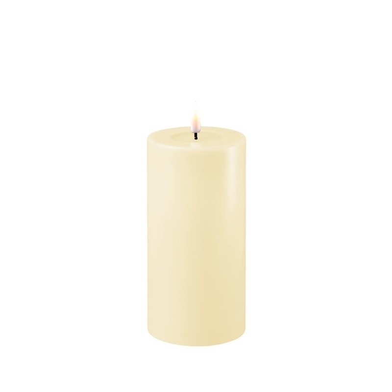Bougie Cylindre LED 7,5/15 Ivoir