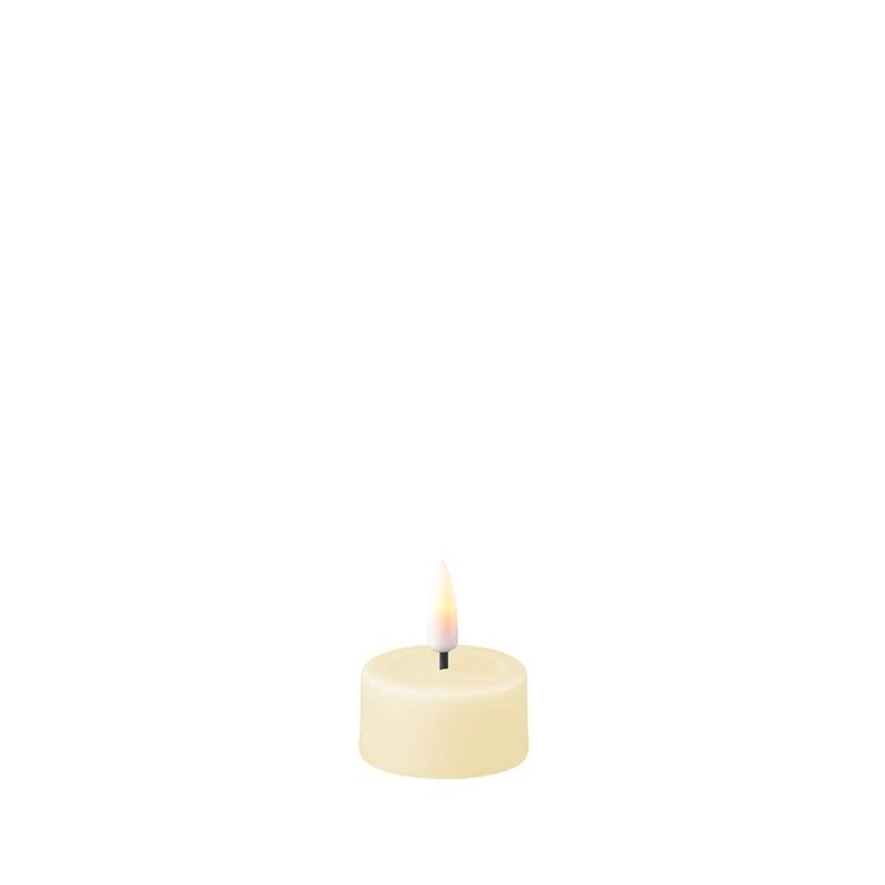 Bougies chauffe-plat LED à piles S/2 Ivoir