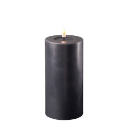 Bougie Cylindre LED 7,5 15 Noir
