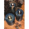 Bougie Cylindre LED 7,5 20 Noir