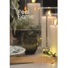 Bougie Cylindre LED 7,5 20 Noir