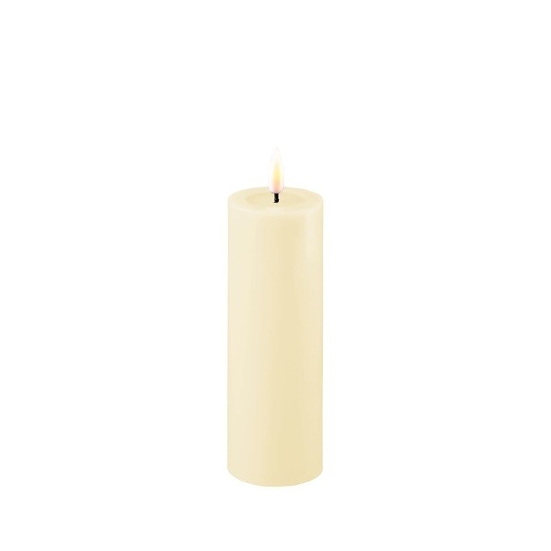 Bougie Cylindre LED 5 15 Ivoir