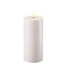 OUTDOOR Bougie Cylindre LED 7.5x15 Blanc