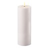 OUTDOOR Bougie Cylindre LED 7.5 20 Blanc
